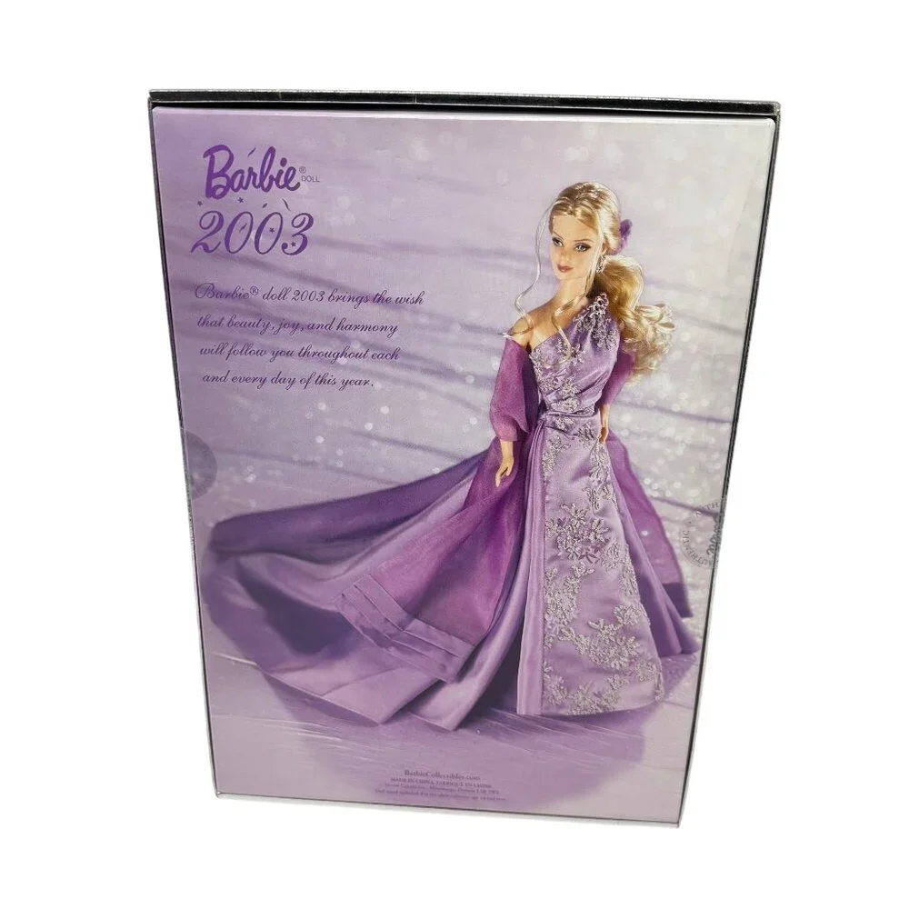Vtg 2003 Blonde Barbie Collector B0144 NRFB Lavender Gown‎ Limited Edition Doll